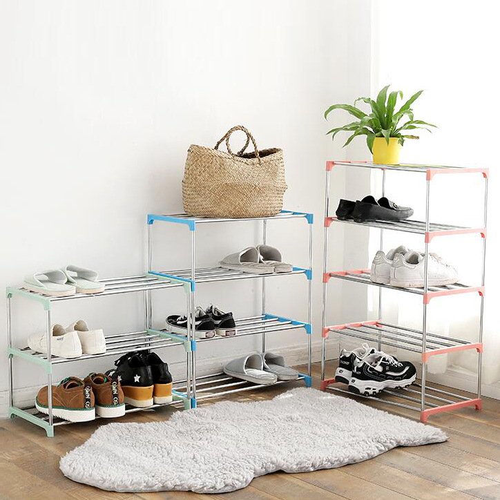 Factory Direct Sales Simple Shoe Rack Assembly Economical Shoe Cabinet Space-Saving Shoe Rack Household Bedroom Shoe Storage Rack