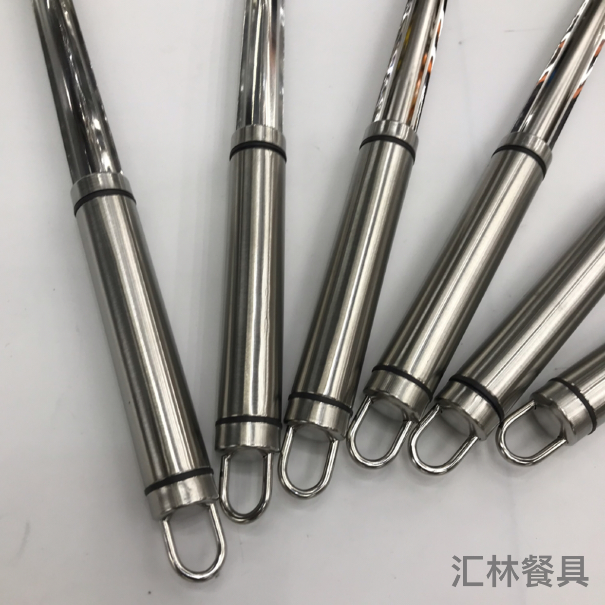 Stainless Steel Kitchenware 1.2cm Double round Wire Steel Handle Porridge Colander Spatula Flat Shovel Long Tongue Drain Spoon Short Rice Spoon Can Be Customized