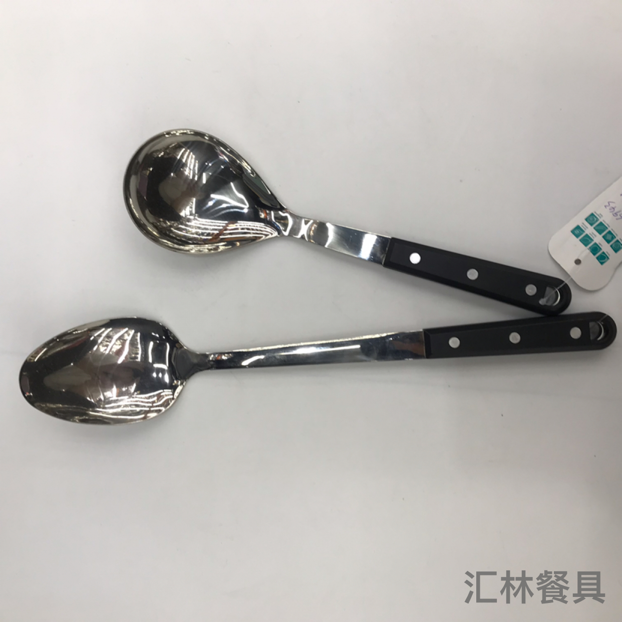 201 Stainless Steel Kitchenware Three Nails Black Pearl Porridge Colander Spatula Long Tongue Short Rice Spoon Customizable Logo