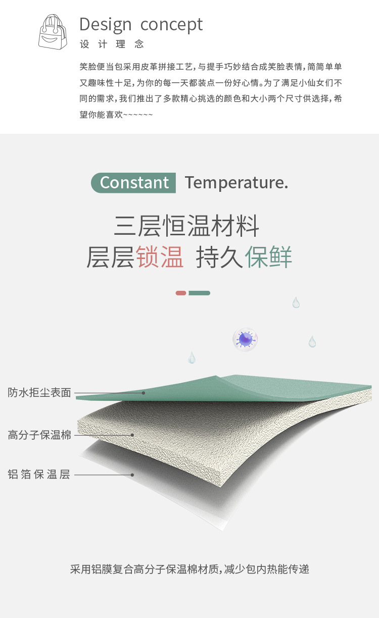 Large Capacity Portable Insulated Bag Thickened Aluminum Film Fresh-Keeping Lunch Box Bag Student with Rice Lunch Bag Ice Pack Large Capacity Portable Insulated Bag Thickened Aluminum Film Fresh-Keeping Lunch Box Bag Student with Rice Lunch Bag Ice Pack