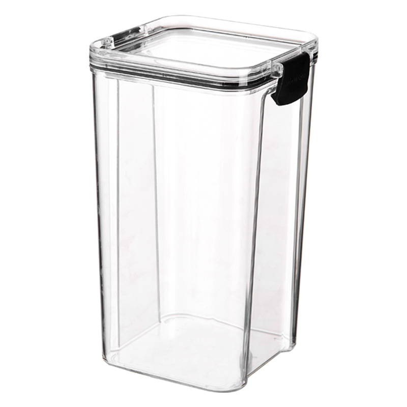 Kitchen Refrigerator Fresh-Keeping Sealed Jar Food Grade Transparent Plastic Miscellaneous Grains Jar Sealed Box Storage Jar Storage Box