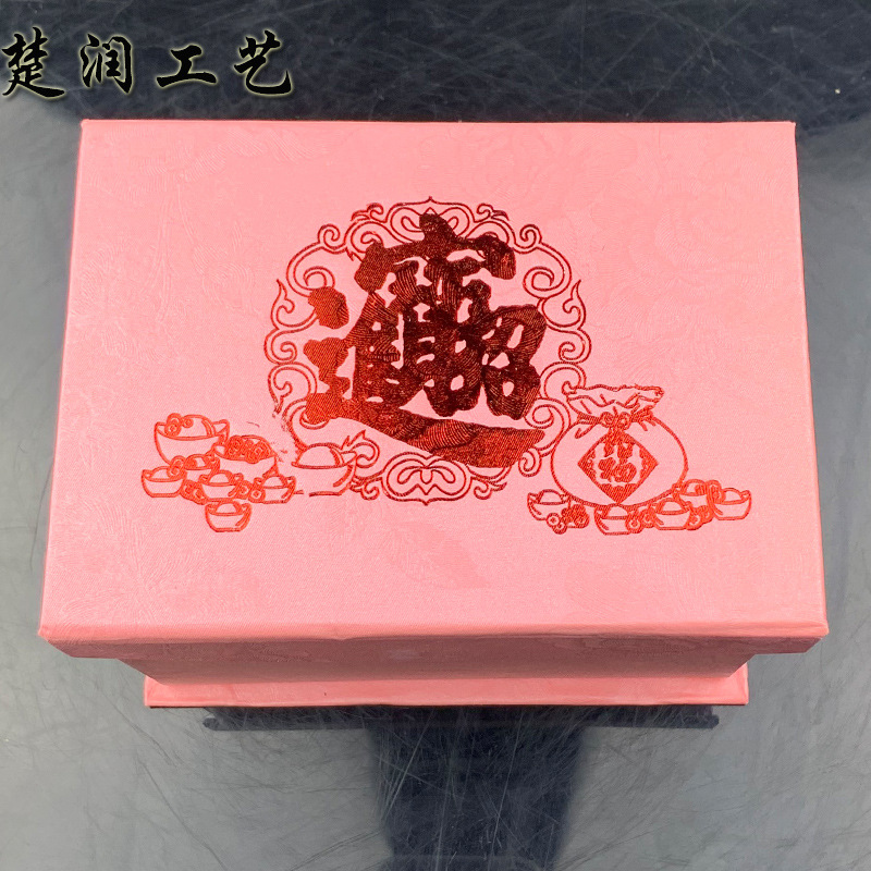 New Listing Gold Foil Crystal Lucky Bag Crafts Decoration Company Promotional Creative Gifts New Exotic