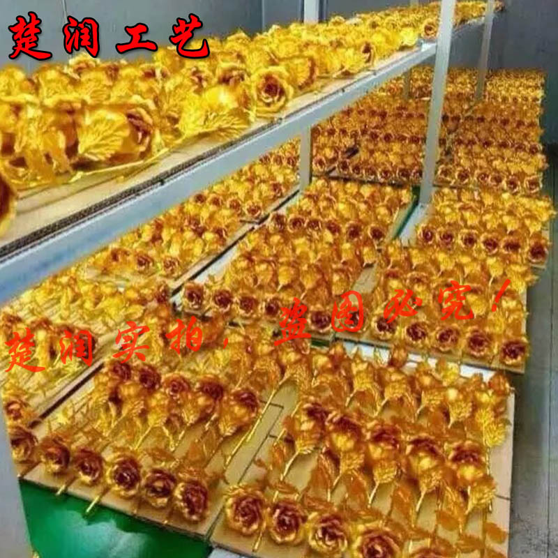 New Listing Gold Foil Crystal Lucky Bag Crafts Decoration Company Promotional Creative Gifts New Exotic