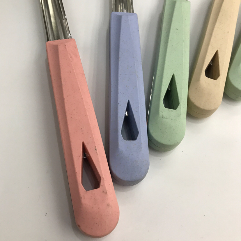 Stainless Steel Kitchenware Diamond Candy-Colored Handle Anti-Scald Porridge Colander Spatula Flat Shovel Long Tongue Spoon Custom Logo Stainless Steel Kitchenware Diamond Candy-Colored Handle Anti-Scald Porridge Colander Spatula Flat Shovel Long Tongue Spoon Custom Logo