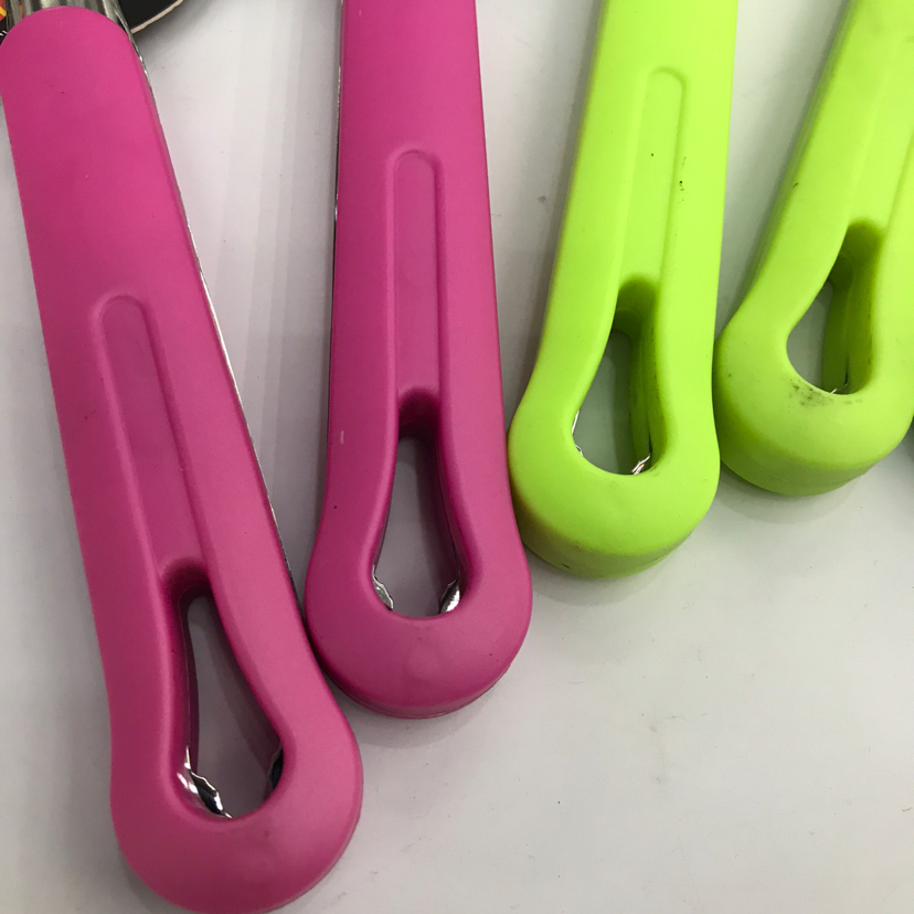 Stainless Steel Kitchenware 1.5cm Non-Magnetic Gold Key Hole Handle Anti-Scald Porridge Colander Spatula Leaking Long Tongue Spoon Can Be Customized