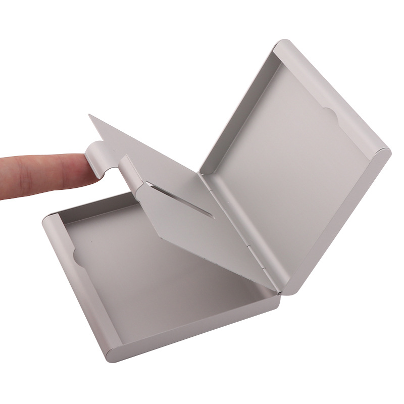 20 PCs Metal Creativity Double-Open Cigarette Box Pressure-Resistant Moisture-Proof Fresh-Keeping Aluminum Alloy Cigarette Accessories Glossy Cigarette Box