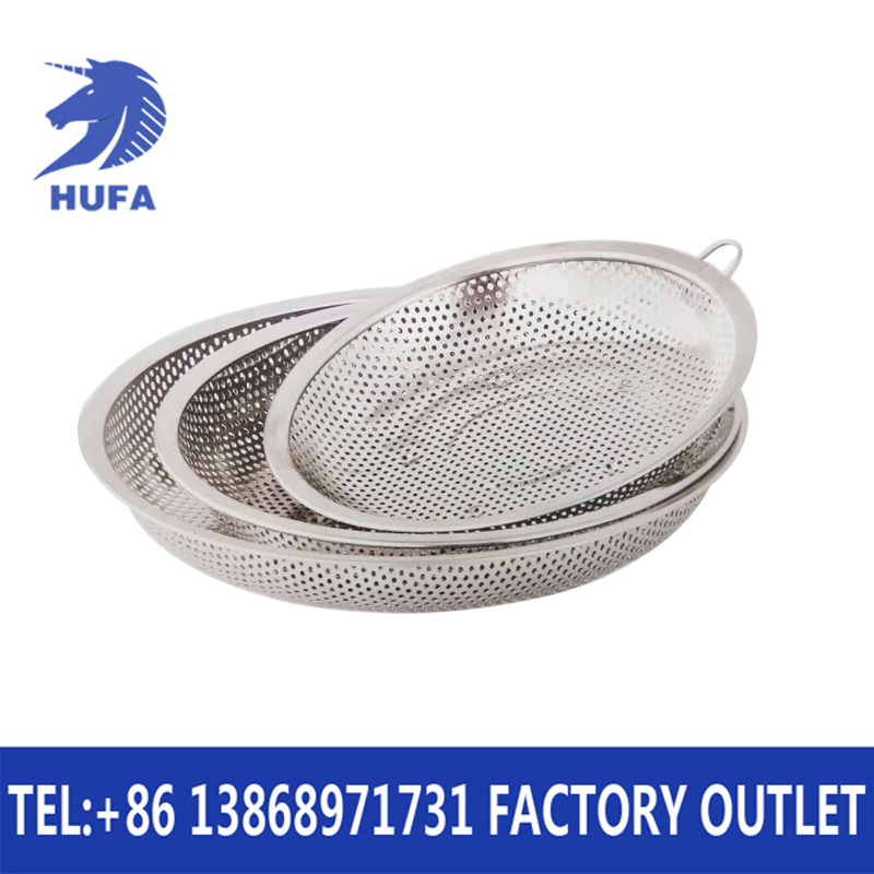 stainless steel kitchen basin and colander food fruit vegetable colander multifunctional kitchen basin kitchenware