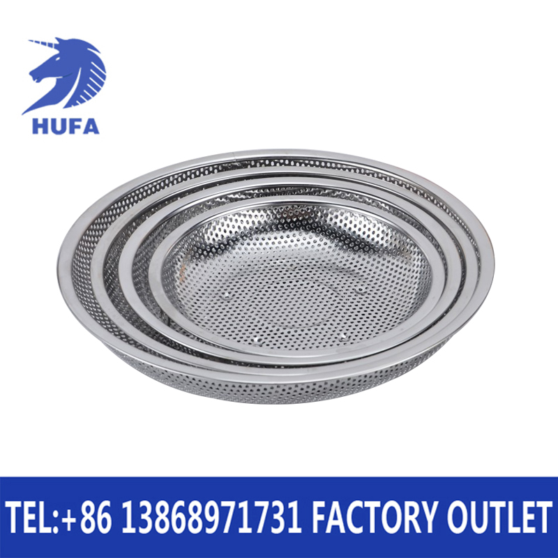 stainless steel kitchen basin and colander food fruit vegetable colander multifunctional kitchen basin kitchenware