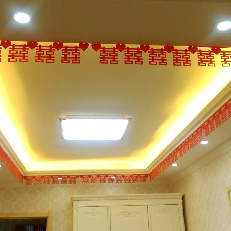 New Wedding Supplies Wedding and Wedding Room Decoration Wedding Ceremony Layout New House Love Hanging Curtain Non-Woven Fabric Chinese Character Xi Pieces