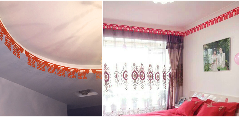 New Wedding Supplies Wedding and Wedding Room Decoration Wedding Ceremony Layout New House Love Hanging Curtain Non-Woven Fabric Chinese Character Xi Pieces New Wedding Supplies Wedding and Wedding Room Decoration Wedding Ceremony Layout New House Love Hanging Curtain Non-Woven Fabric Chinese Character Xi Pieces
