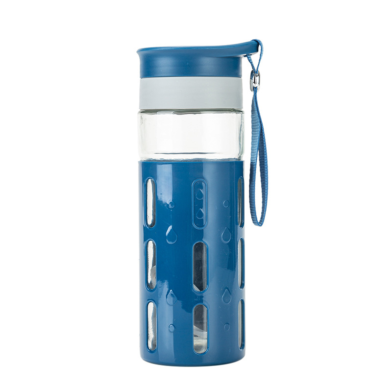 with Rope Handle Convenient Glass Anti-Scald Anti-Fall Plastic Glass Cup Sports Cup Student&#039;s Tea Cup Gift Cup