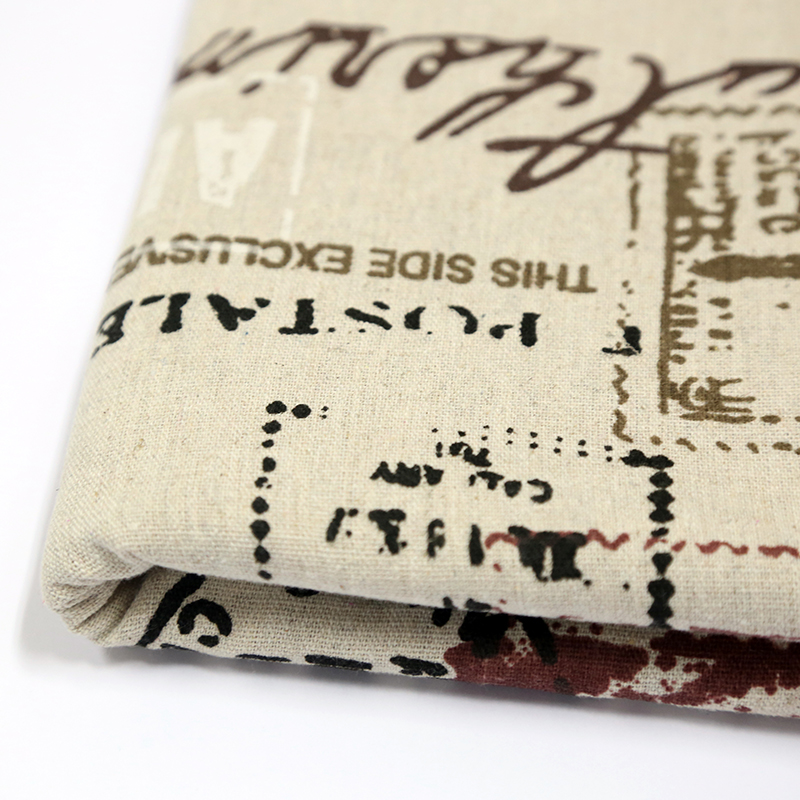 English newspaper cloth curtain tablecloth pillow quilt background linen fabric