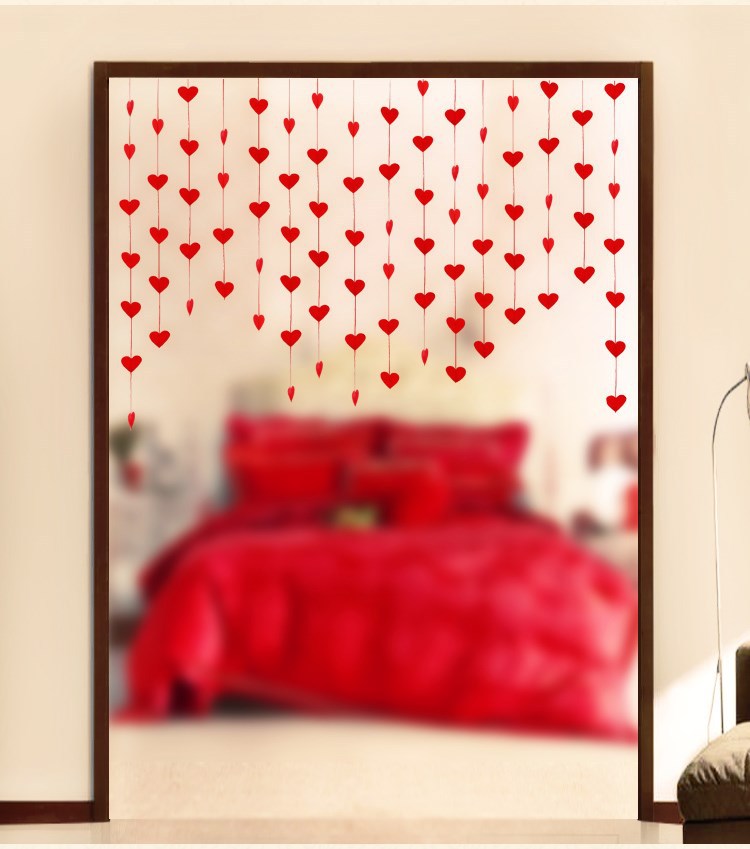 Wedding Door Curtain Hanging Decoration Indoor Wedding Room Decoration Layout Felt Non-Woven Fabric Heart Love Heart Latte Art Supplies Wedding Door Curtain Hanging Decoration Indoor Wedding Room Decoration Layout Felt Non-Woven Fabric Heart Love Heart Latte Art Supplies