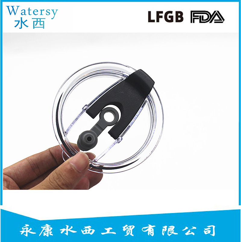 Factory Direct Supply Creative 30Oz Large Ice Cup Glass Cup Straw Cover 20Oz YETI Cup Lid Spot Logo