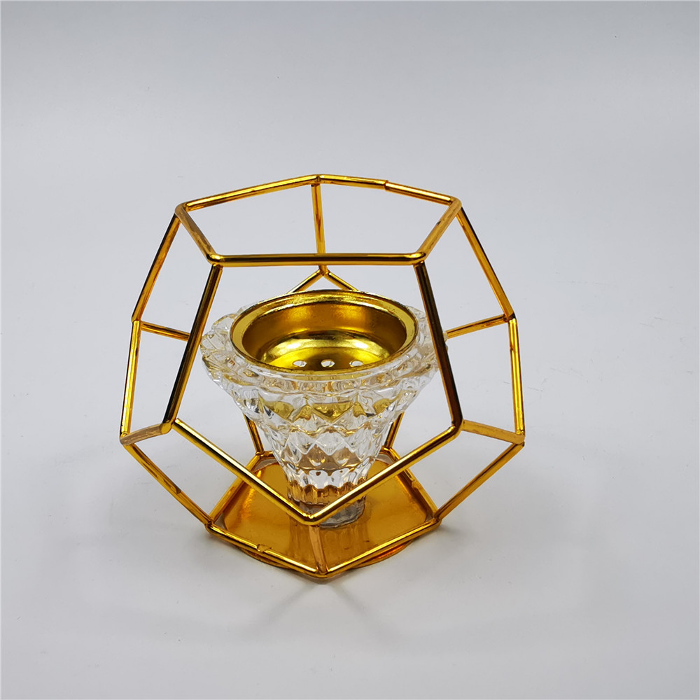 Dual-Use Crystal Incense Burner Incense Burner Candle Candlestick Home Decoration Crafts
