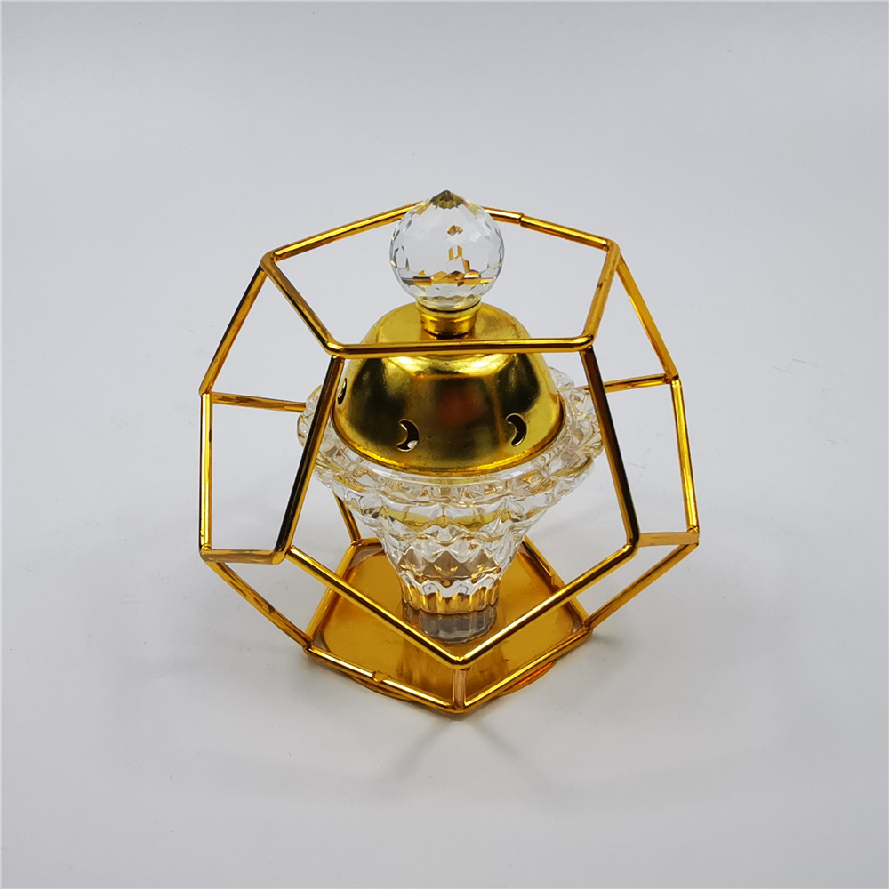Dual-Use Crystal Incense Burner Incense Burner Candle Candlestick Home Decoration Crafts
