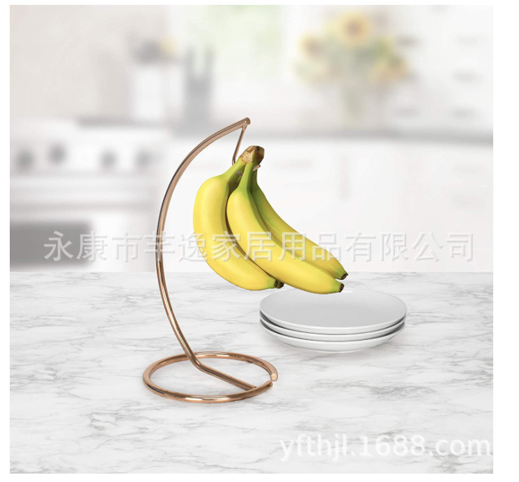 Nordic Banana Hanging Basket Hook Fruit Basket Fruit Storage Rack Iron Wire Popular Simple
