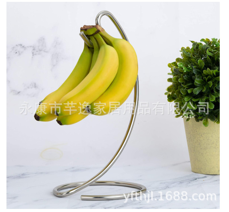 Nordic Banana Hanging Basket Hook Fruit Basket Fruit Storage Rack Iron Wire Popular Simple
