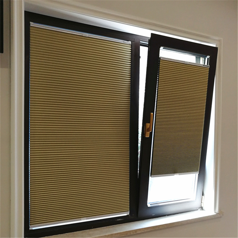 Edge Lock Honeycomb Curtain Household Non-Woven Fabric Room Darkening Roller Shade Bathroom Waterproof Pour inside Window Lifting Louver Curtain