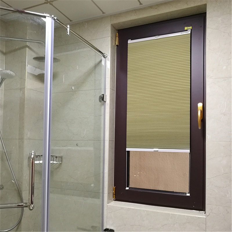 Edge Lock Honeycomb Curtain Household Non-Woven Fabric Room Darkening Roller Shade Bathroom Waterproof Pour inside Window Lifting Louver Curtain
