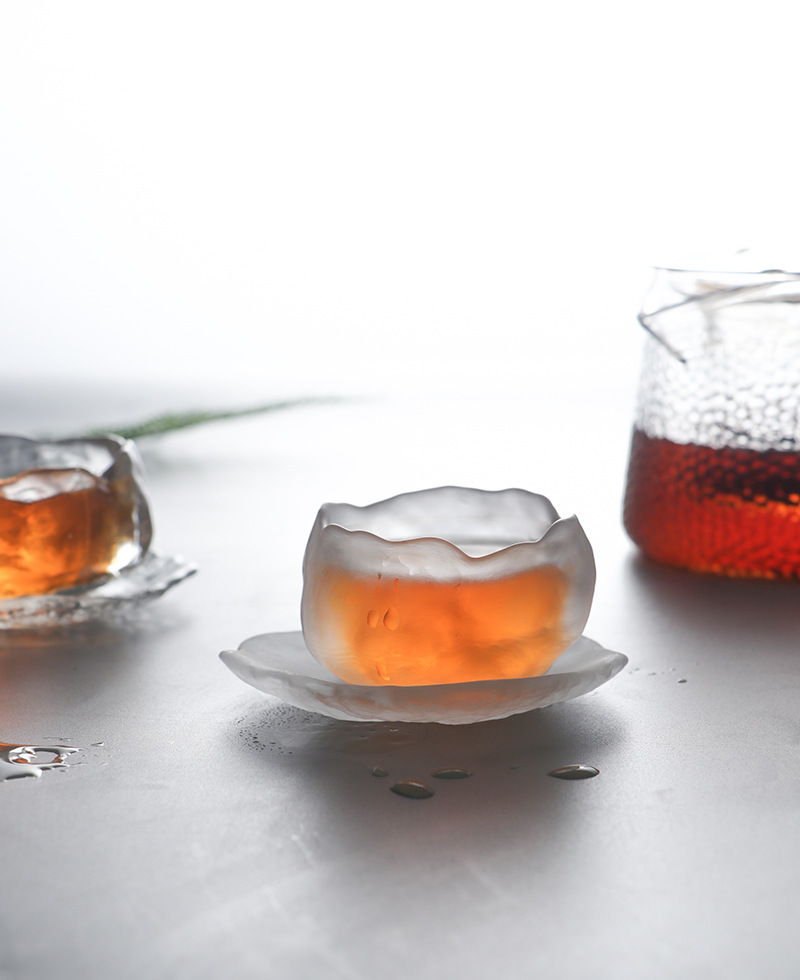 Glass Tea Cup Single Cup Japanese Mini Personal Small Teacup Thickened Glass Cup Sets Master Cup Wholesale Glass Tea Cup Single Cup Japanese Mini Personal Small Teacup Thickened Glass Cup Sets Master Cup Wholesale