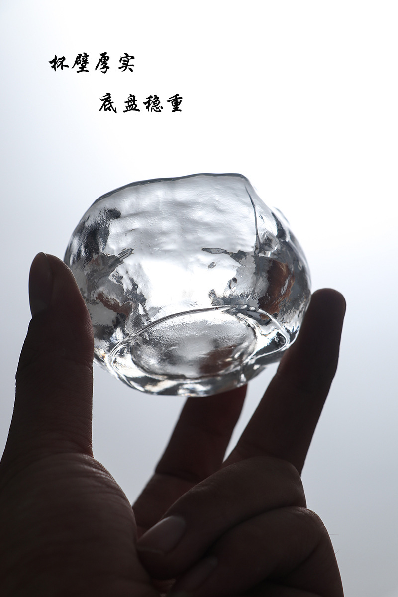 Glass Tea Cup Single Cup Japanese Mini Personal Small Teacup Thickened Glass Cup Sets Master Cup Wholesale Glass Tea Cup Single Cup Japanese Mini Personal Small Teacup Thickened Glass Cup Sets Master Cup Wholesale