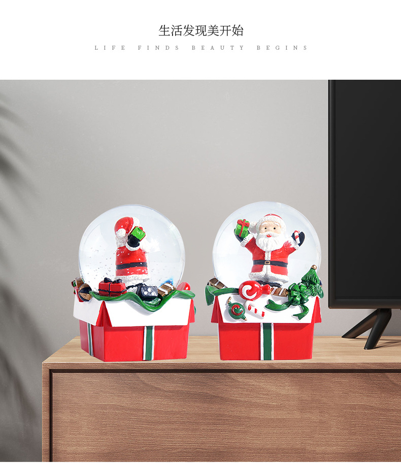 Resin Cartoon Crystal Ball Table Decorations Creative Cute Gifts & Crafts Resin Decorations Custom