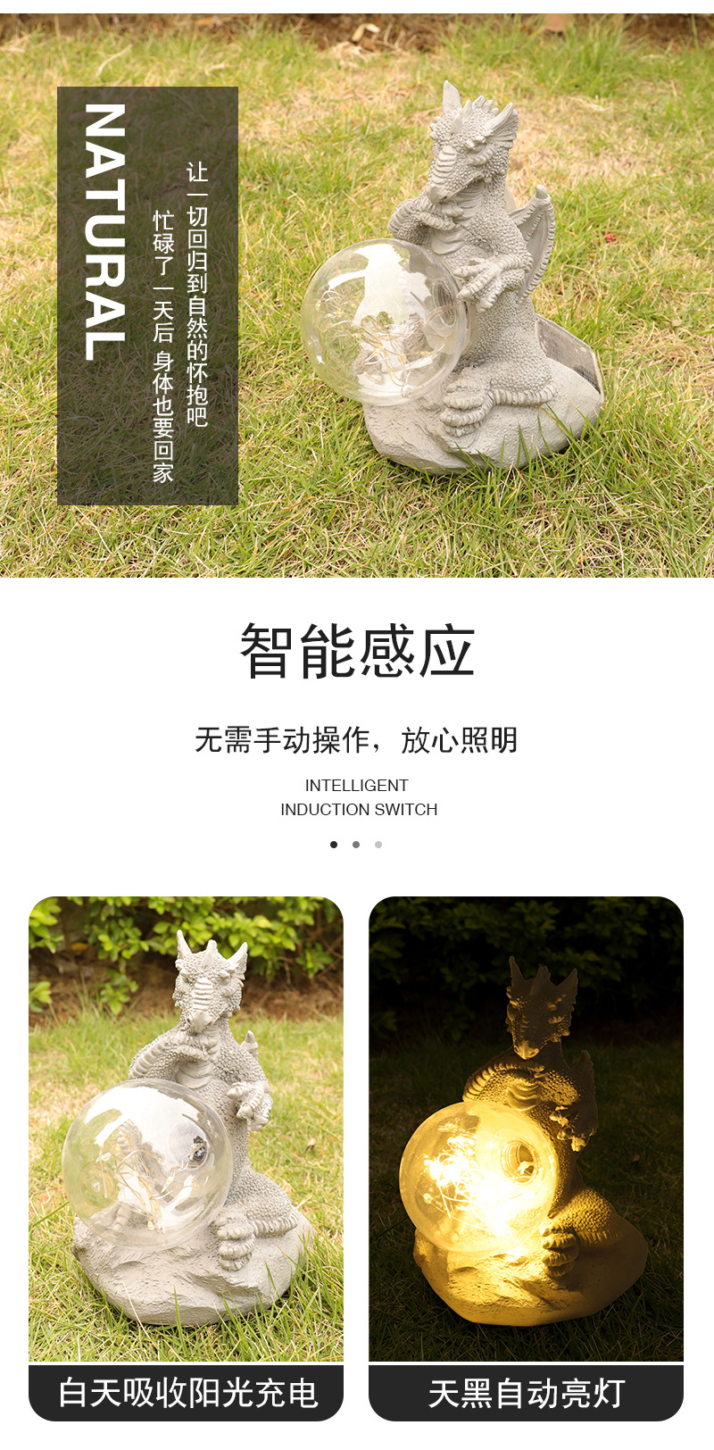 Cross-Border New Soft Light-Emitting Crystal Ball Resin Crafts Online Red Home Decoration Desktop Decoration Wholesale Gift