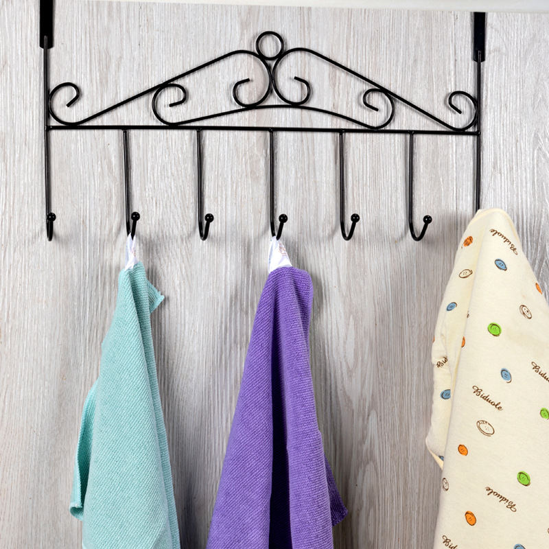 Yilu Iron Door Hook the Metal Door Creative Nail-Free Door Back Clothes Hanger Factory Stall Wholesale