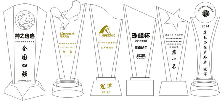 Crystal Trophy Customized Creative Crystal Authorized Medal Unit Annual Meeting Awarded Gifts & Crafts Free Lettering Crystal Trophy Customized Creative Crystal Authorized Medal Unit Annual Meeting Awarded Gifts & Crafts Free Lettering