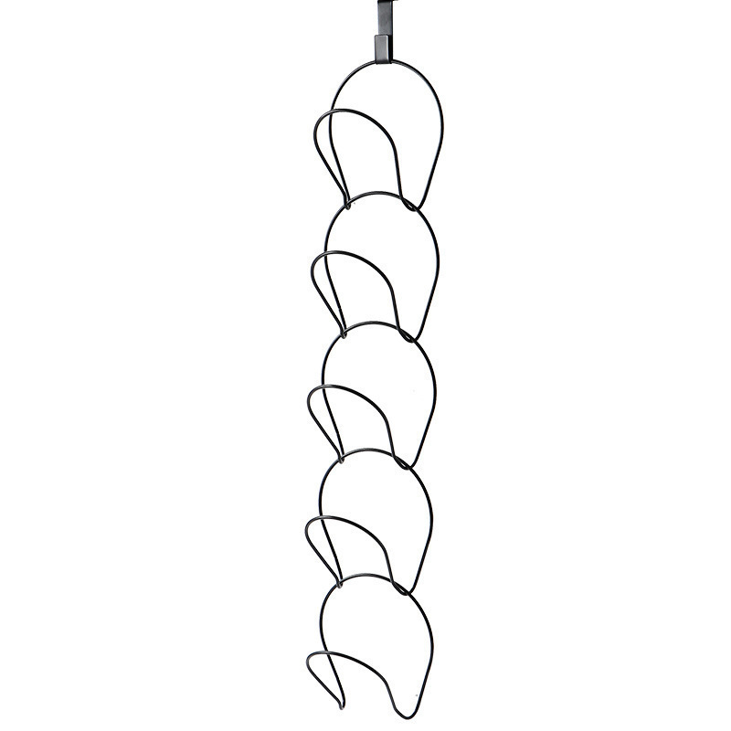 Factory Direct Sale Spot Hat Storage Hook Wholesale Multi-Functional Iron Material Coat and Cap Scarf Organizing Rack