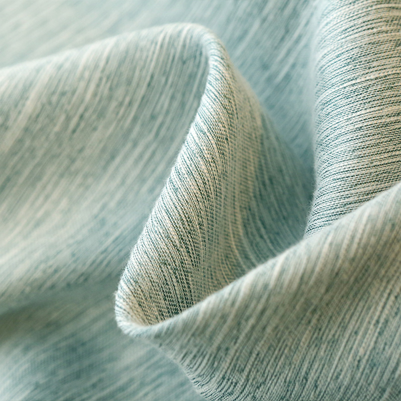 Bedroom Living Room Solid Color Shading Fabric Simple Modern Curtain Rayon