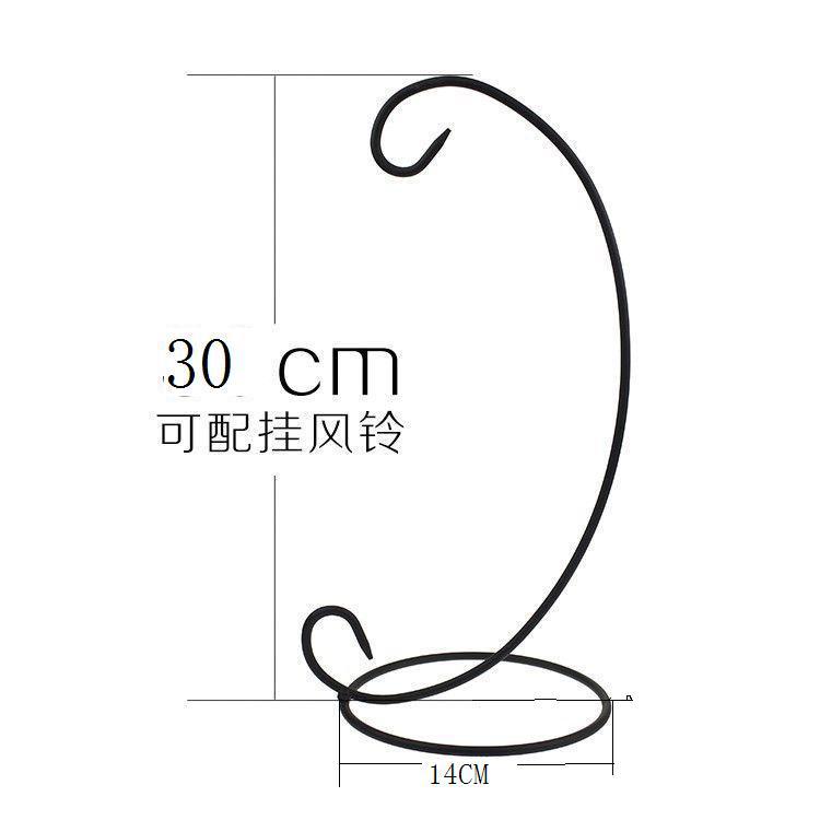 European-Style Iron Black and White Paint Storm Lantern Candlestick Hook Hanging Candlestick Hook Decoration Pendant Iron Craft