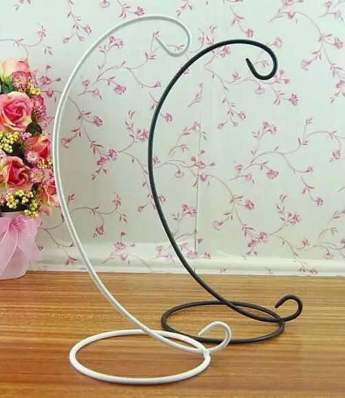 European-Style Iron Black and White Paint Storm Lantern Candlestick Hook Hanging Candlestick Hook Decoration Pendant Iron Craft