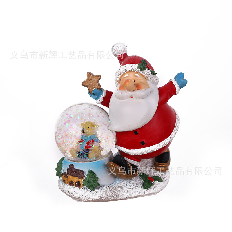 A Variety of Different Sizes Christmas Crystal Ball Christmas Gift Resin Crafts Christmas Ornament Festival Celebration Ceremony Products