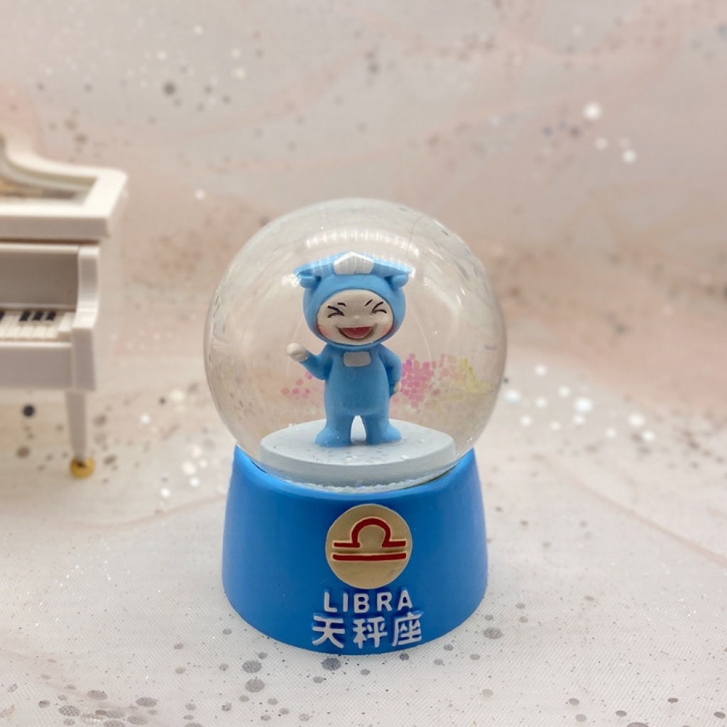 New 12 Constellation Naughty Doll Small Colorful Flash Light Resin Crystal Ball Decoration 65mm Gifts & Crafts New 12 Constellation Naughty Doll Small Colorful Flash Light Resin Crystal Ball Decoration 65mm Gifts & Crafts