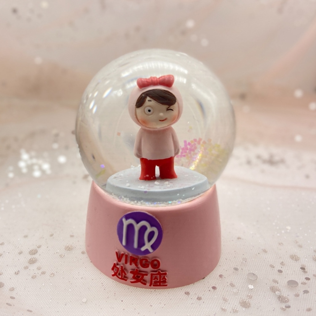 New 12 Constellation Naughty Doll Small Colorful Flash Light Resin Crystal Ball Decoration 65mm Gifts & Crafts New 12 Constellation Naughty Doll Small Colorful Flash Light Resin Crystal Ball Decoration 65mm Gifts & Crafts
