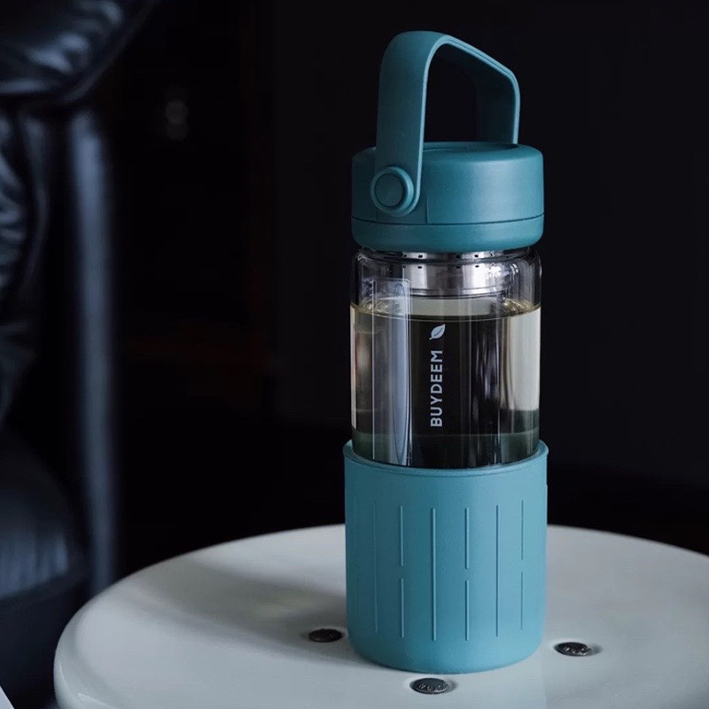 Tea Water Separation Tea Brewing Cup Glass Cup Unisex Household Portable Filtering AntiScalding Tumbler Capacity buydeem