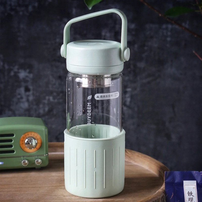 Tea Water Separation Tea Brewing Cup Glass Cup Unisex Household Portable Filtering AntiScalding Tumbler Capacity buydeem