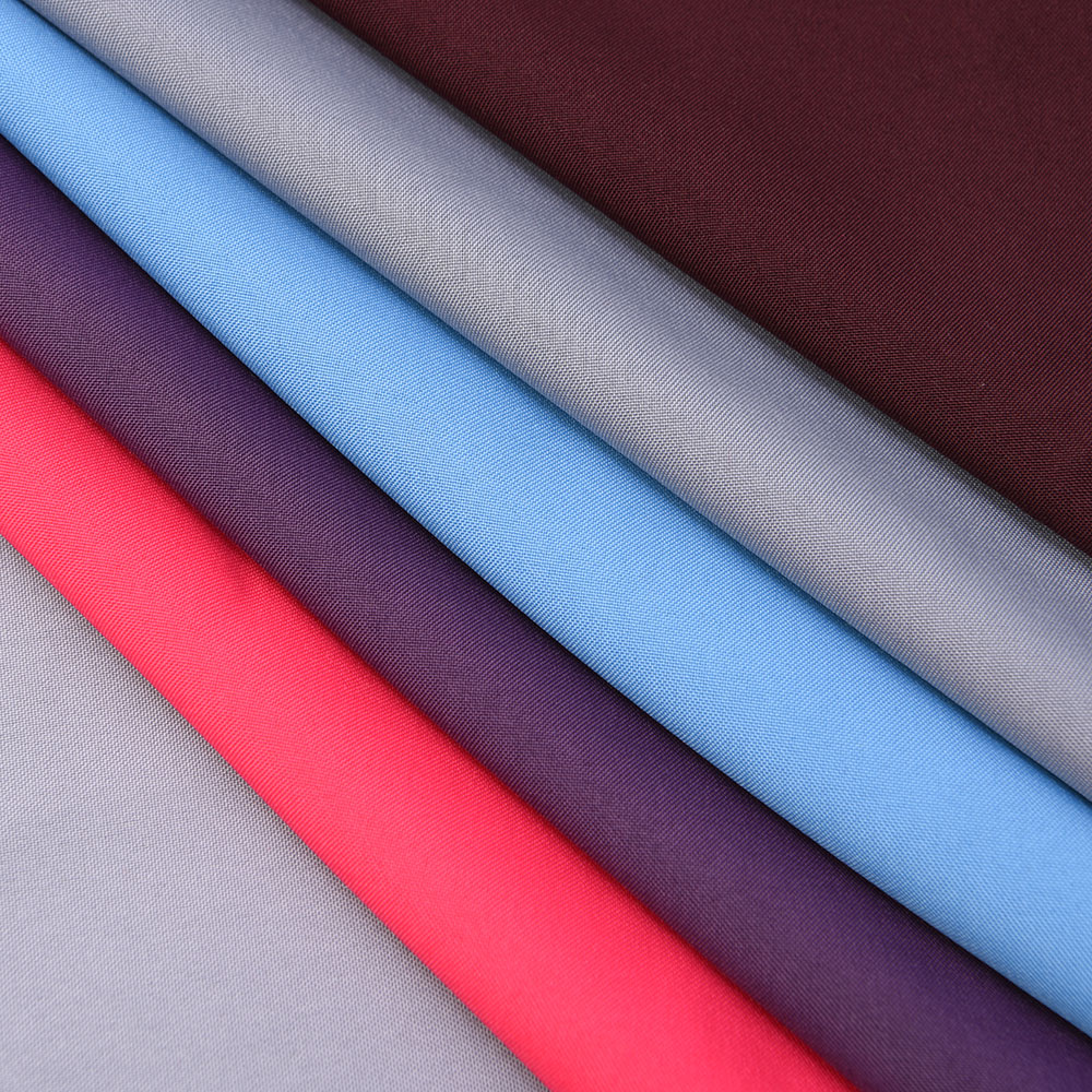 Jacquard Minimatt Fabric 100% Polyester Greta Gabardine Fabric for Table Cloth Curtain Garment