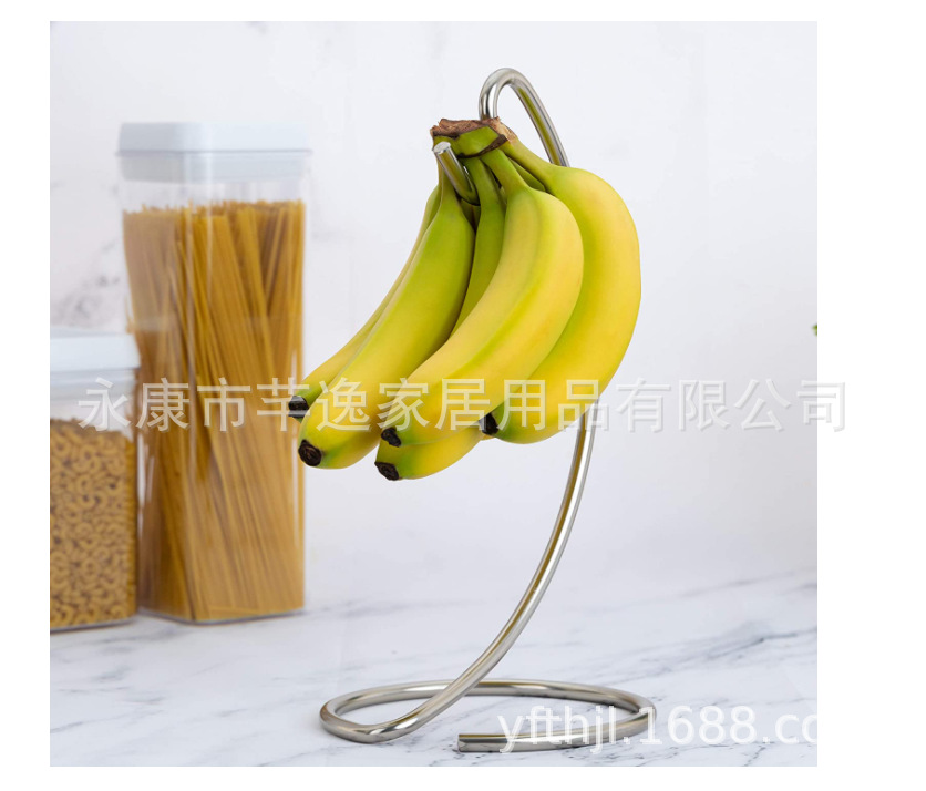 Nordic Banana Hanging Basket Hook Fruit Basket Fruit Storage Rack Iron Wire Popular Simple