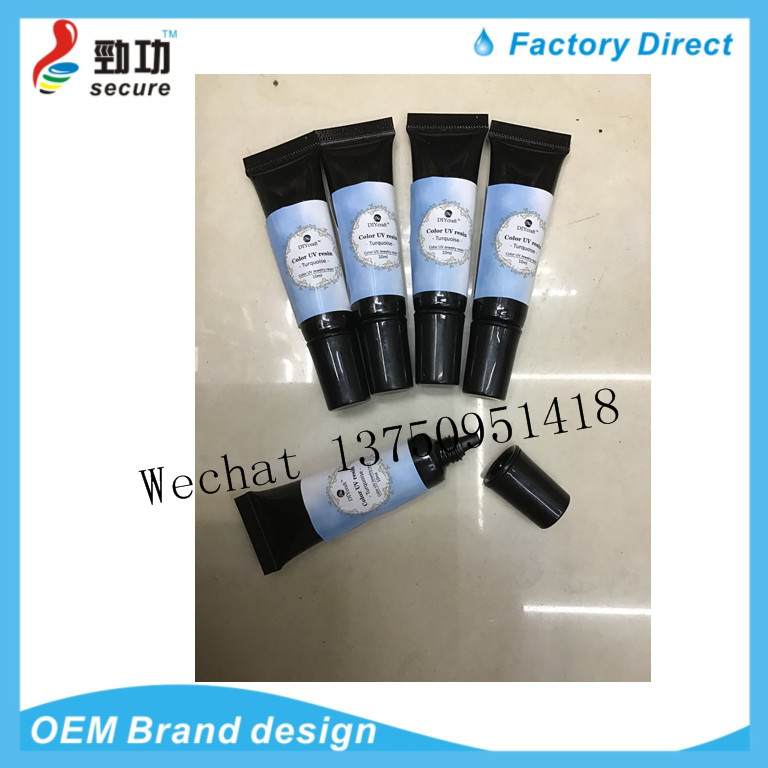 Color UV Glue Wholesale UV resin uv curing crystal clear glue for Art Crafts supplies DIY jewelry pendant epoxy UV Resin
