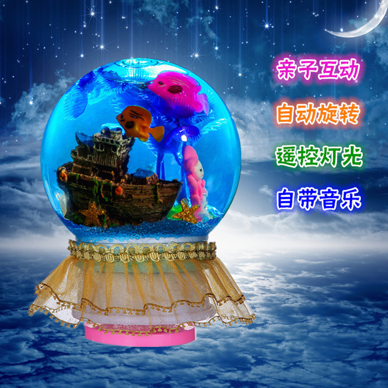 Factory Direct Sales Resin Crafts Christmas Crystal Ball Windshield Washer Fluid Ball Ornaments Parent-Child Interactive Holiday Gift Customization