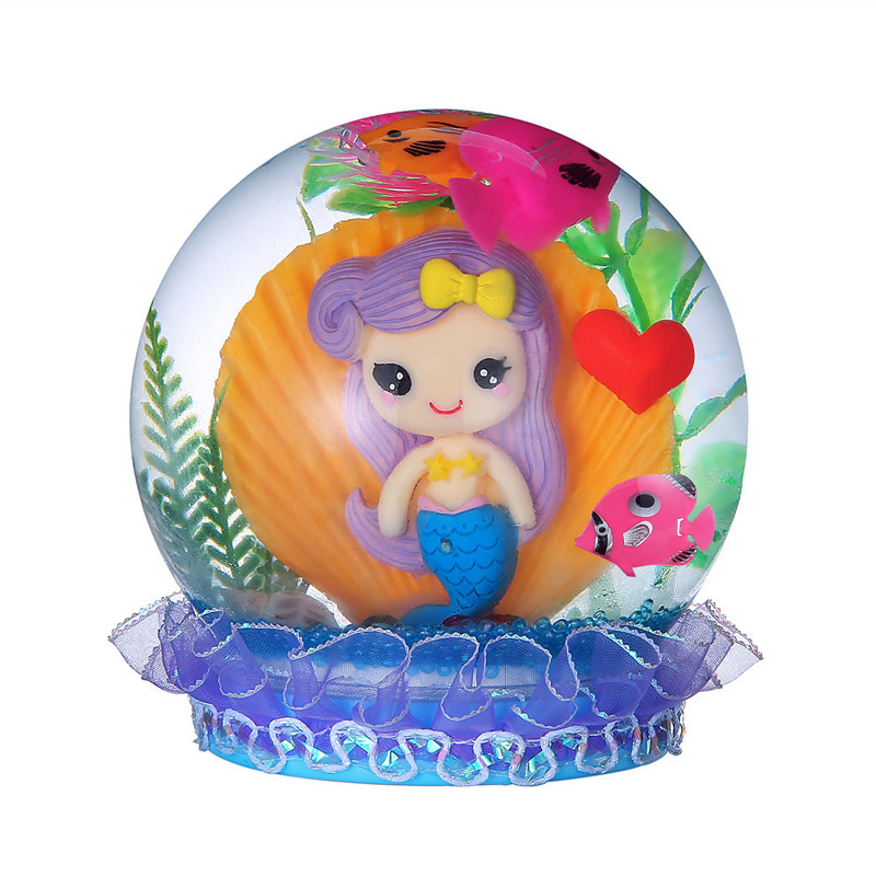 Factory Direct Sales Resin Crafts Christmas Crystal Ball Windshield Washer Fluid Ball Ornaments Parent-Child Interactive Holiday Gift Customization