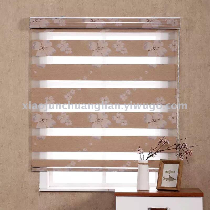 Manufacturers direct high shading soft curtain Louver curtain multilayer fabric fabric light curtain