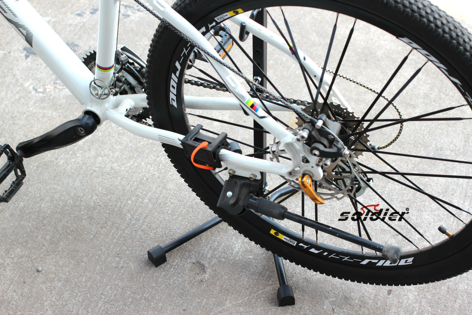 Bicycle tree parking frame, hook parking frame, display frame/iron hook 502C removable