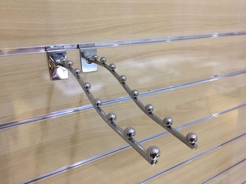 Iron hooks, slotted plate hook with bead hook