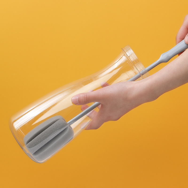 Cup Brush Bottle Brush Long Handle Cleaning Brush Household Kitchen Water Cup Teacup Glass Cup Cup Brush Cup Brush Sponge Washing Cup Brush