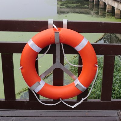 Professional Marine Stainless Steel Life Buoy Bracket Iron Life Buoy Hanger Hook Supporting Triangle Shelf Storage Rack