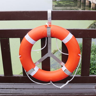 Professional Marine Stainless Steel Life Buoy Bracket Iron Life Buoy Hanger Hook Supporting Triangle Shelf Storage Rack